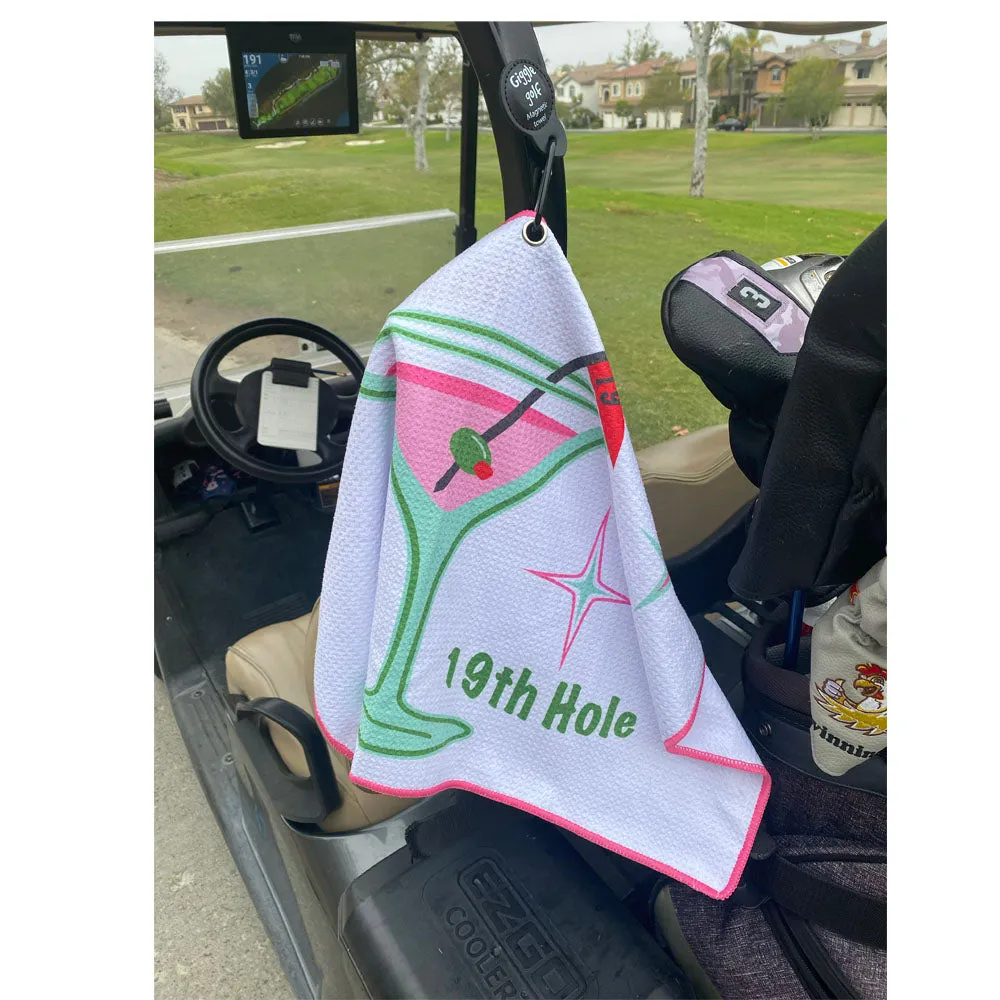 19th Hole Magnetic Golf Towel