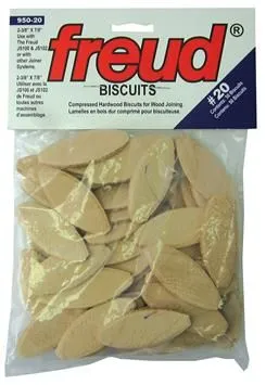 #20 Freud Plate Biscuit Splines, (50/Bag)