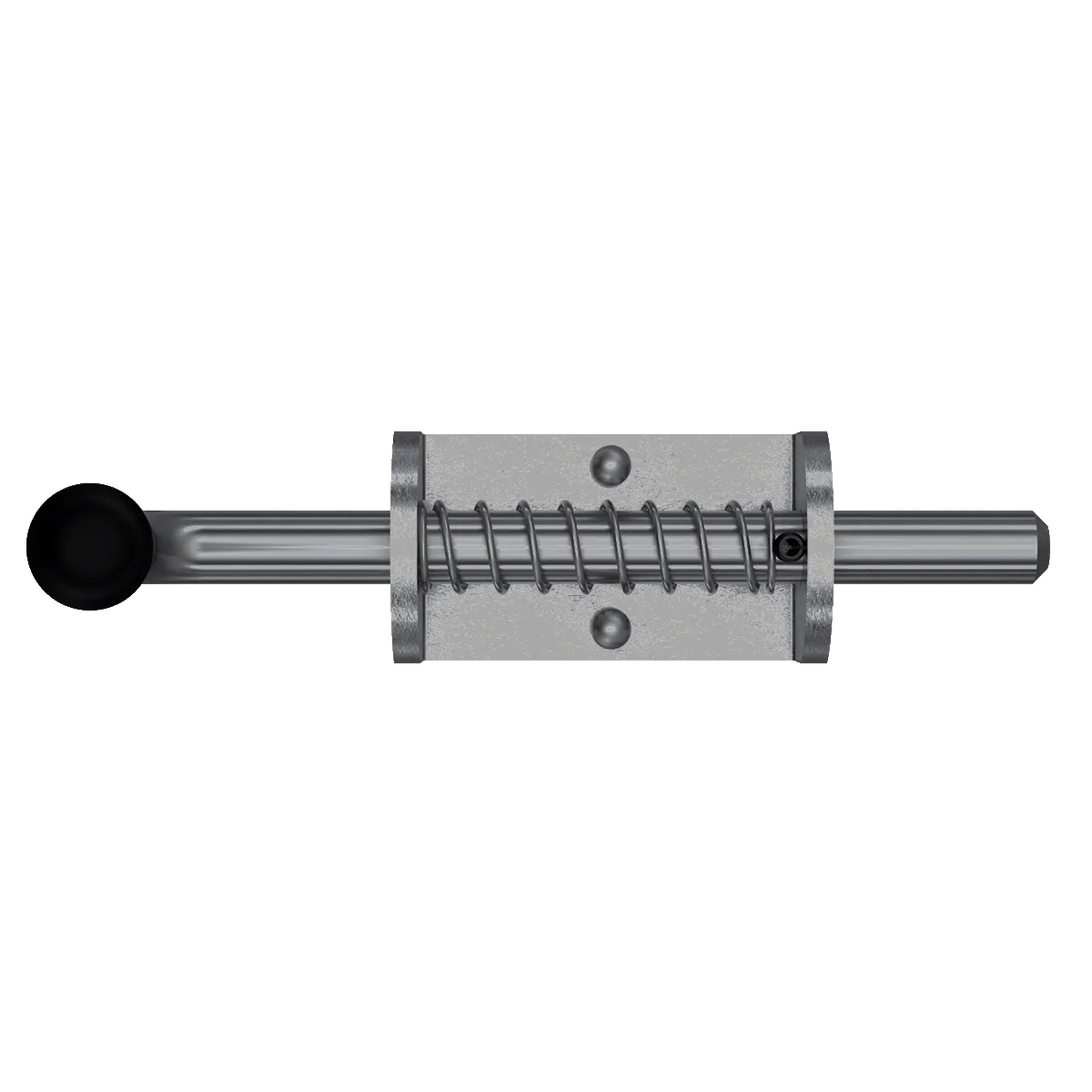 6.5" Spring Bolt With
Aluminum Mounting Plate