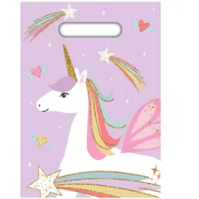 8pk Unicorn Party Gift Bags