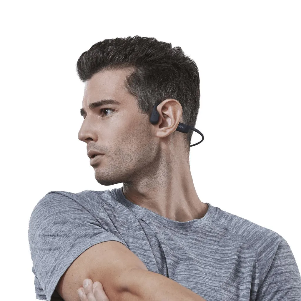 Aftershokz Shokz OpenRun Bluetooth Headphones Sweatproof Earphones - Black