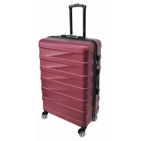 Akio Trolley Luggage, Burgundy, Medium