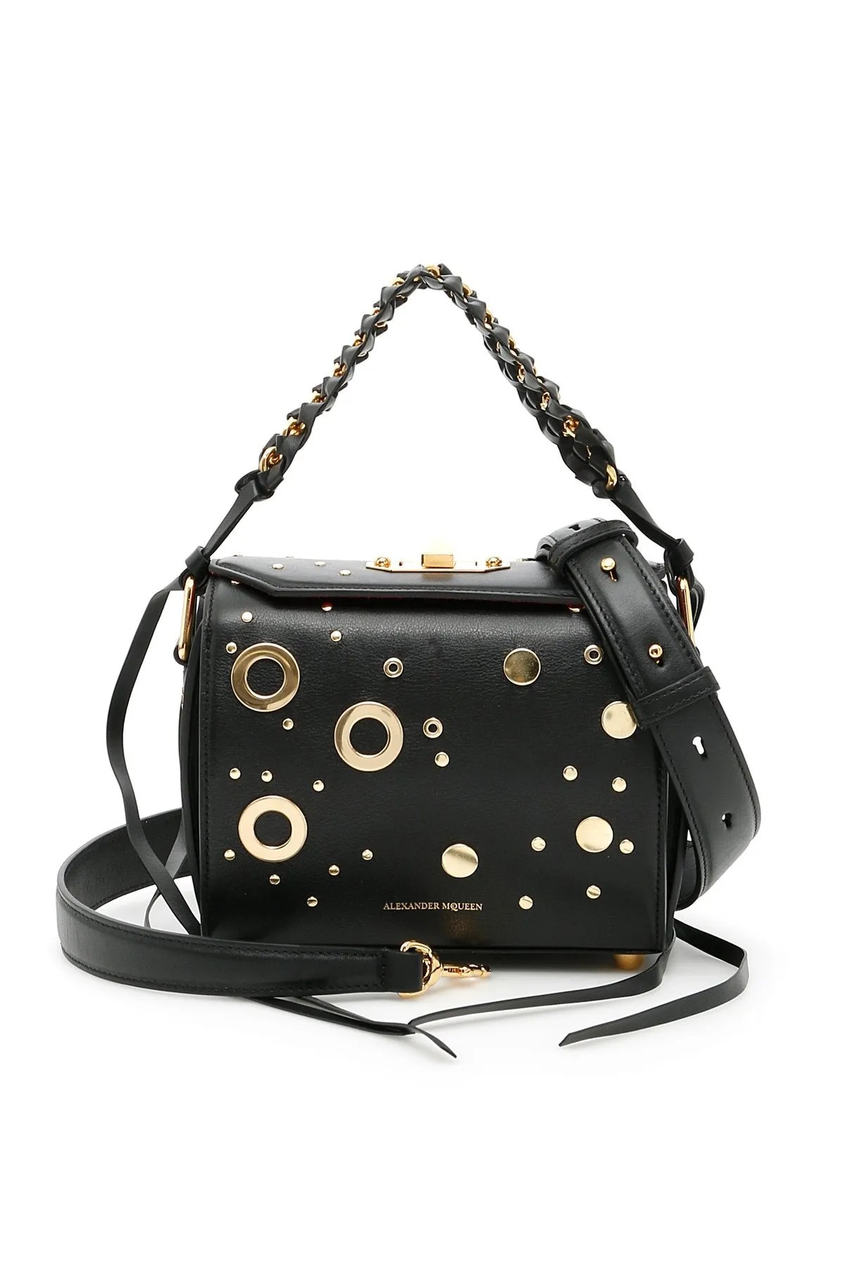 Alexander McQueen Box Eyelet Shoulder Bag