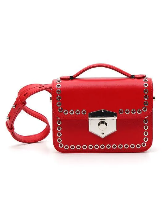 Alexander McQueen Eyelet Mini Box Bag