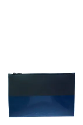 Alexander McQueen Logo Embossed Two-Tone Clutch Bag