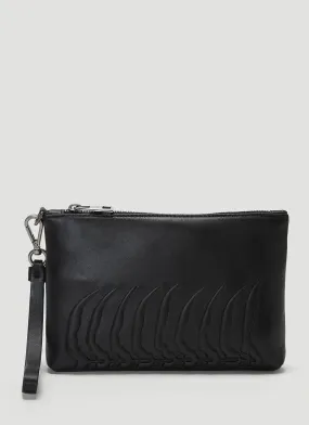 Alexander McQueen Skeleton Travel Pouch Bag