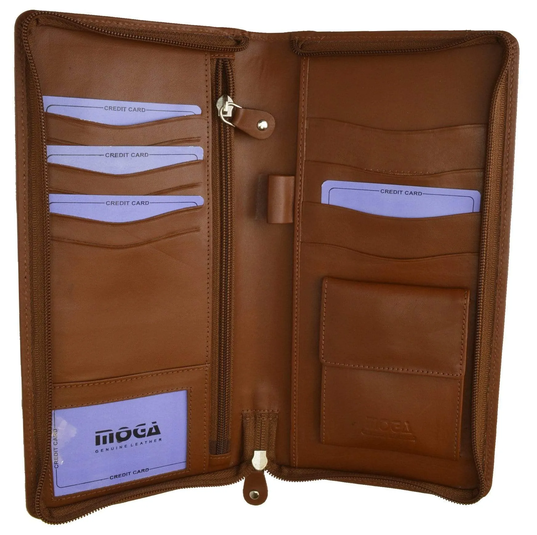 All Around Zip Passport Holder : Moga