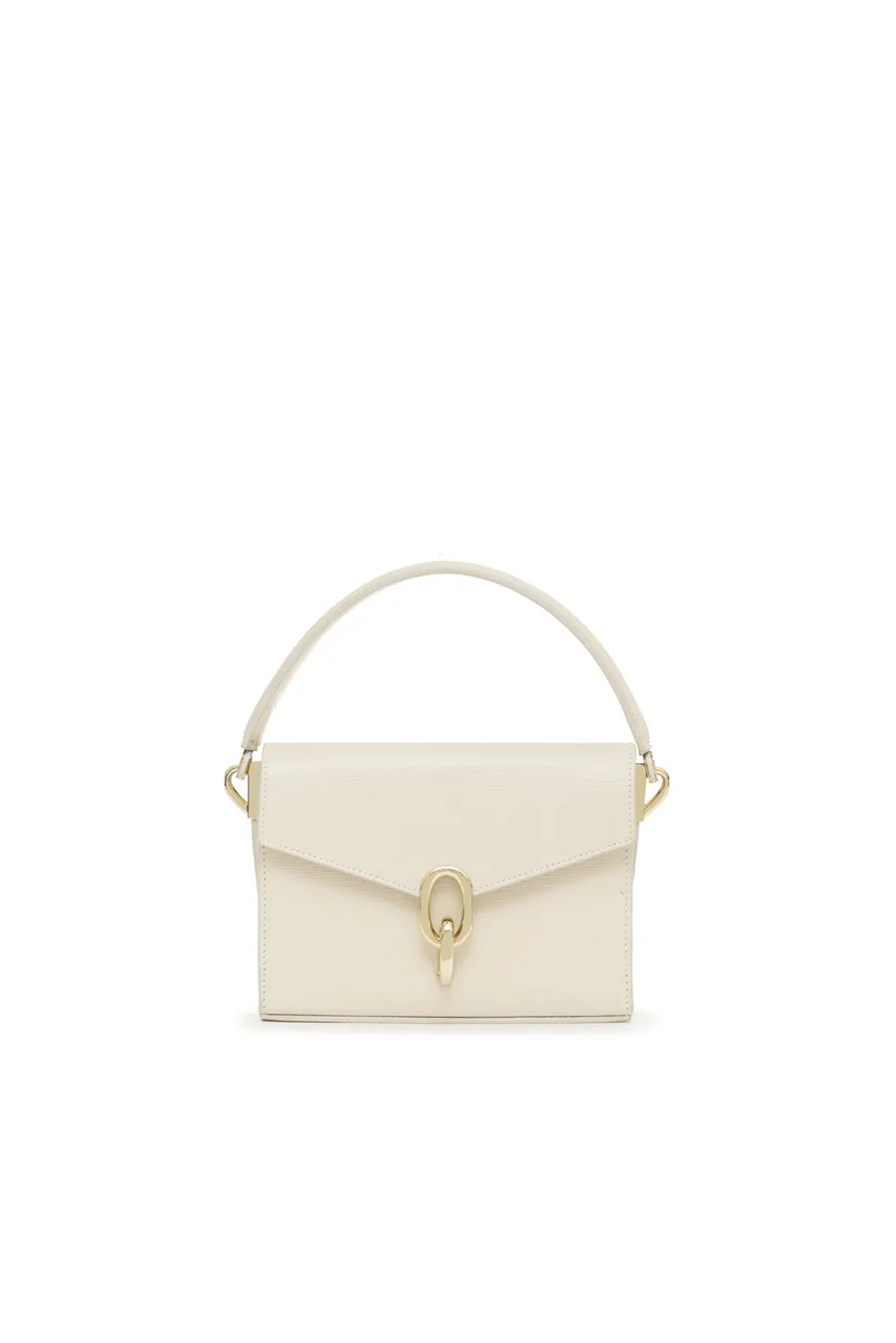 Anine Bing - Mini Collette Bag in Oyster Saffiano