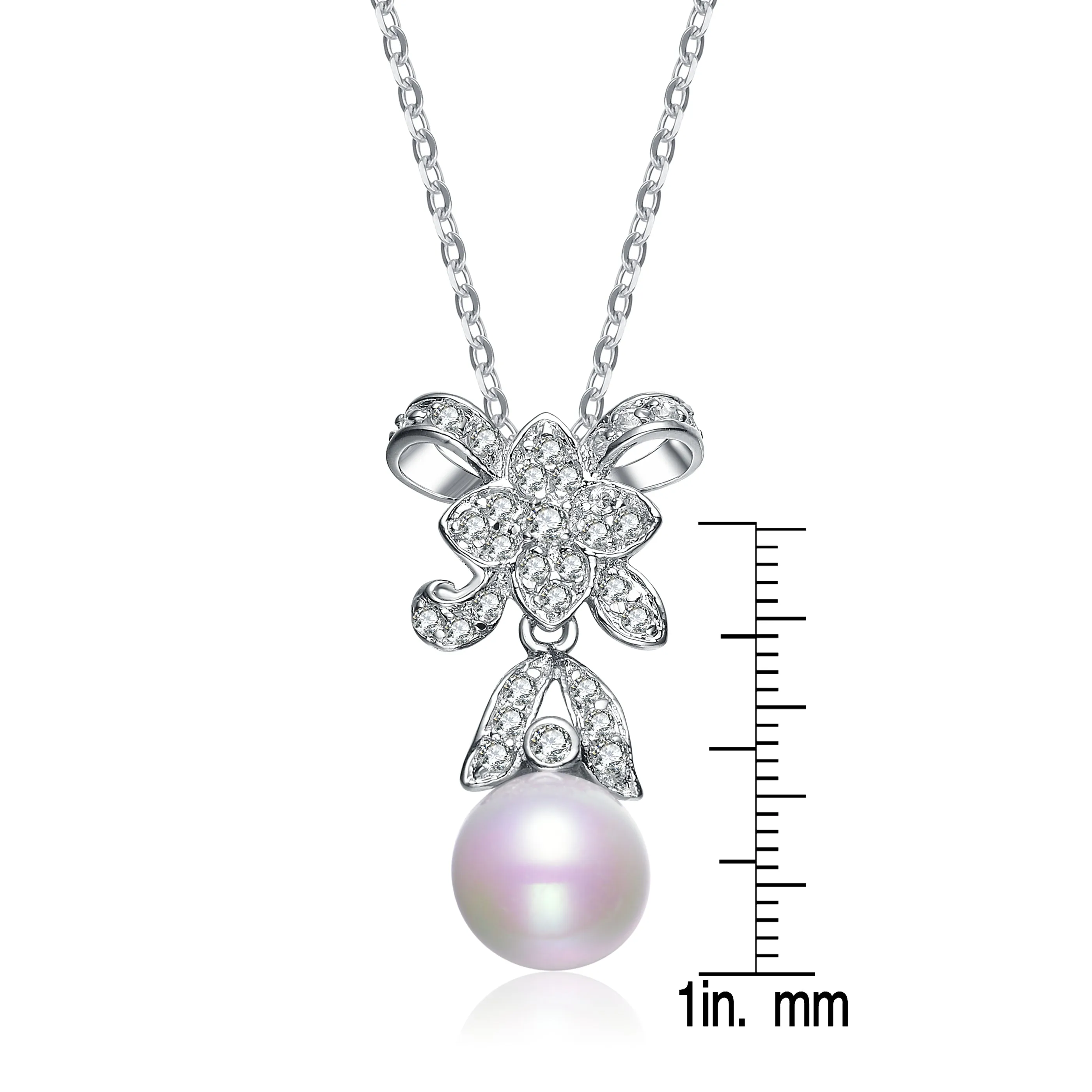 Antoinette Bow Pearl Pendant