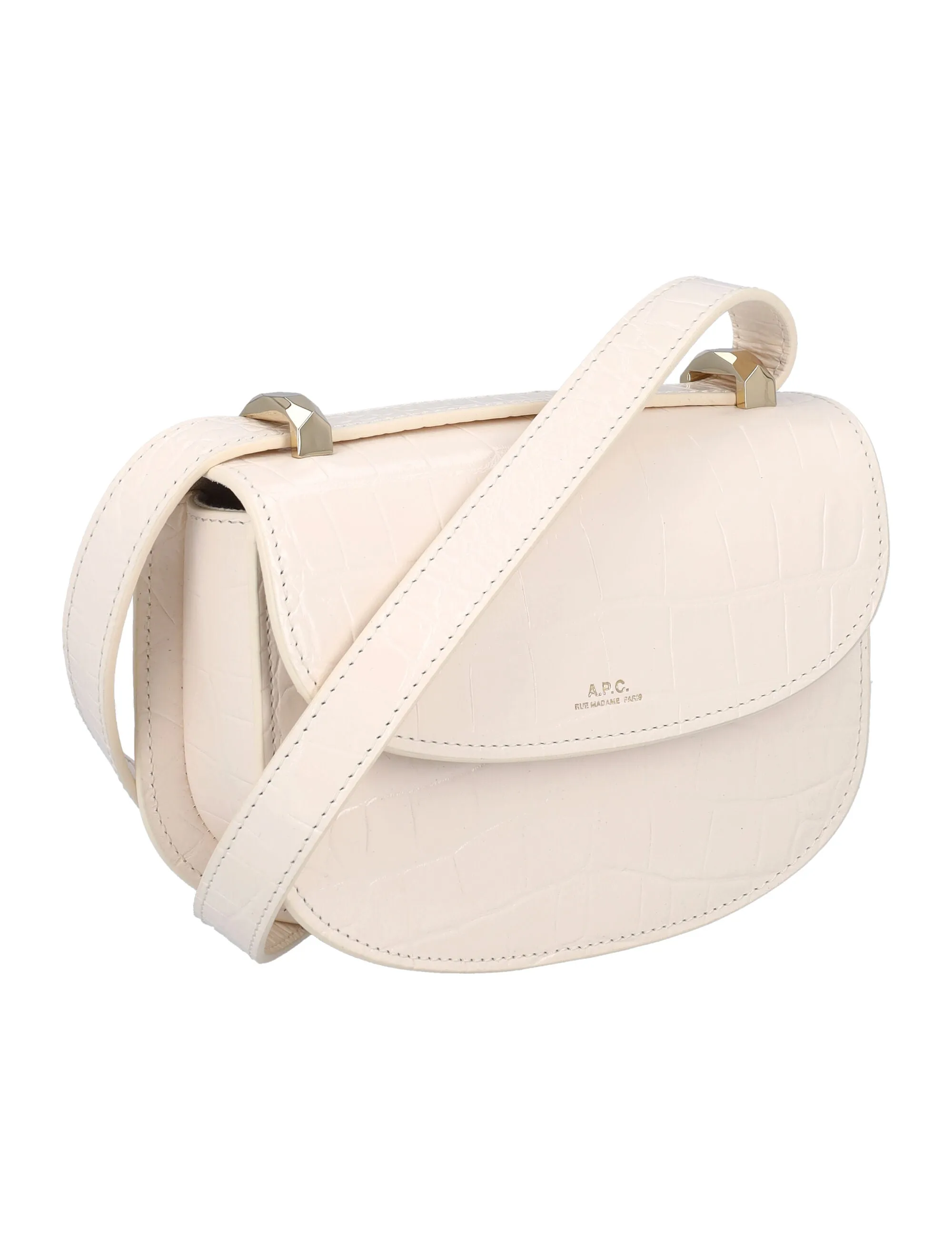 A.P.C. Geneve Mini Embossed Crossbody Bag