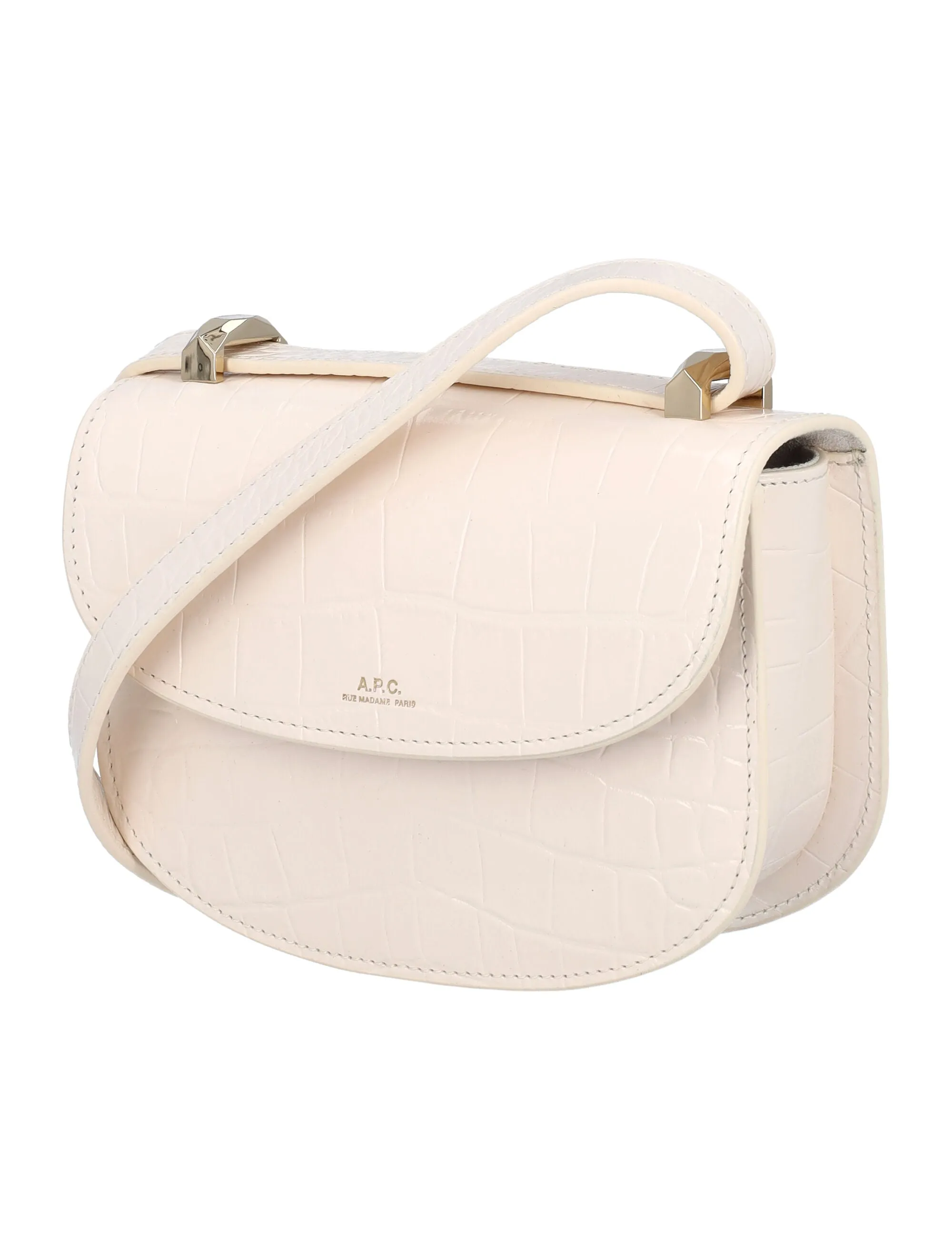 A.P.C. Geneve Mini Embossed Crossbody Bag