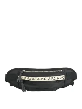 A.P.C. Logo Tape Zip-Up Belt Bag