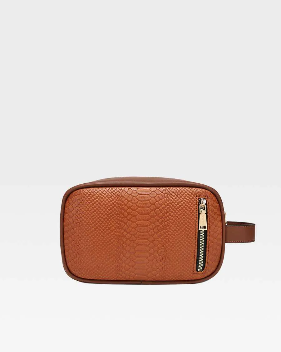 Apollo 1 Toiletry Bag in Caramel