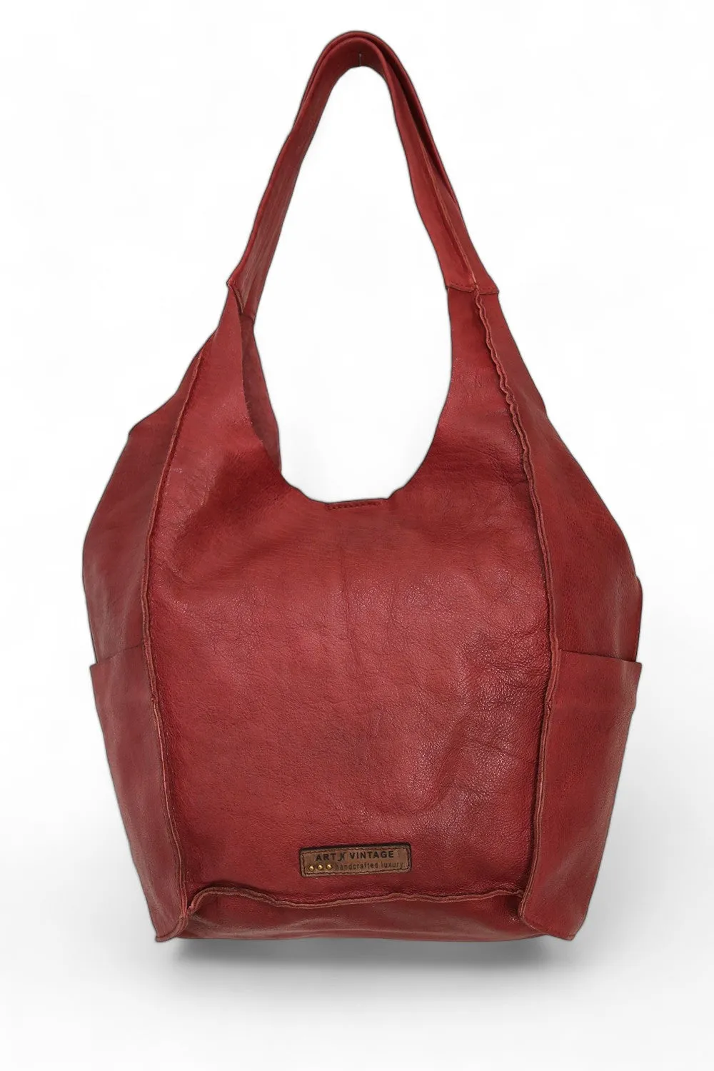 ART N' VINTAGE IBIZA LEATHER TOTE SAMBA