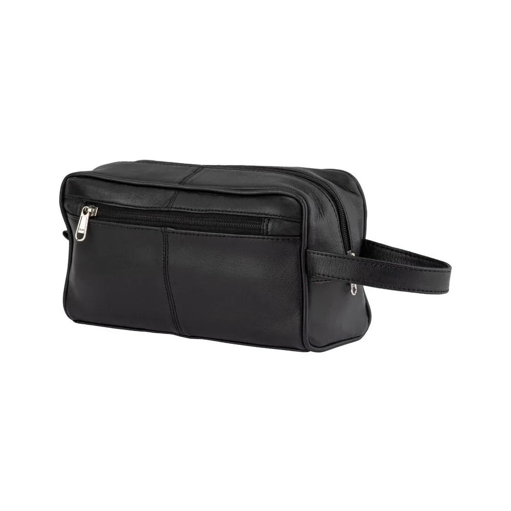 b. - Single Zip Toilety Bag - BB-587 - Black