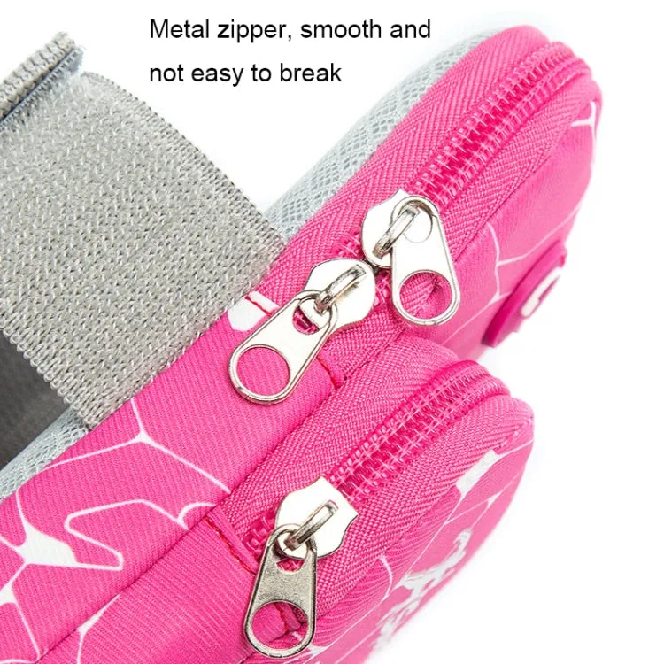 B090 Outdoor Sports Waterproof Arm Bag Climbing Fitness Running Mobile Phone Bag(Small Light Pink)