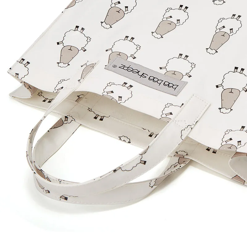 Baa Baa Sheepz Tote Bag Big Sheepz White