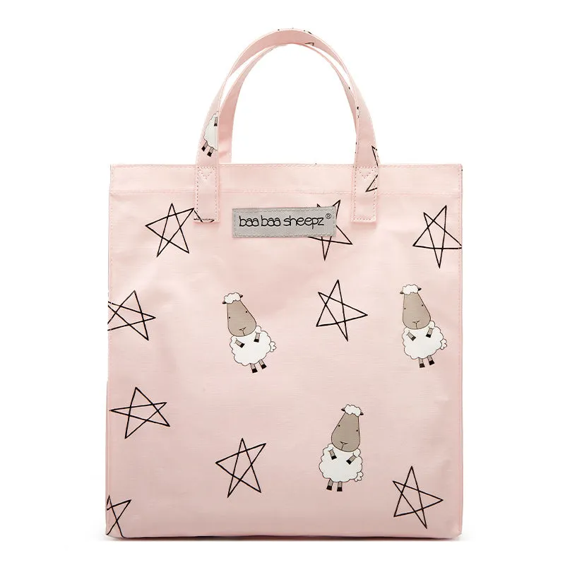 Baa Baa Sheepz Tote Bag Big Star & Sheepz Pink