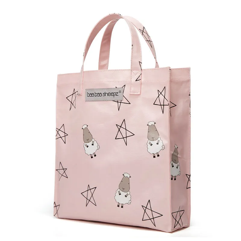 Baa Baa Sheepz Tote Bag Big Star & Sheepz Pink