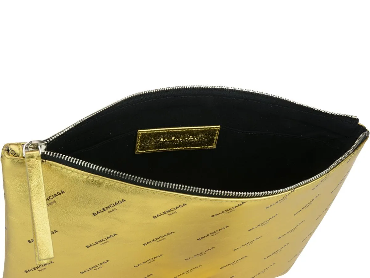 Balenciaga All Over Clip M Clutch Bag