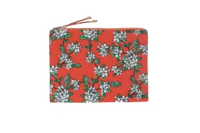 Beach Clutch - Paprika Almond Blossom