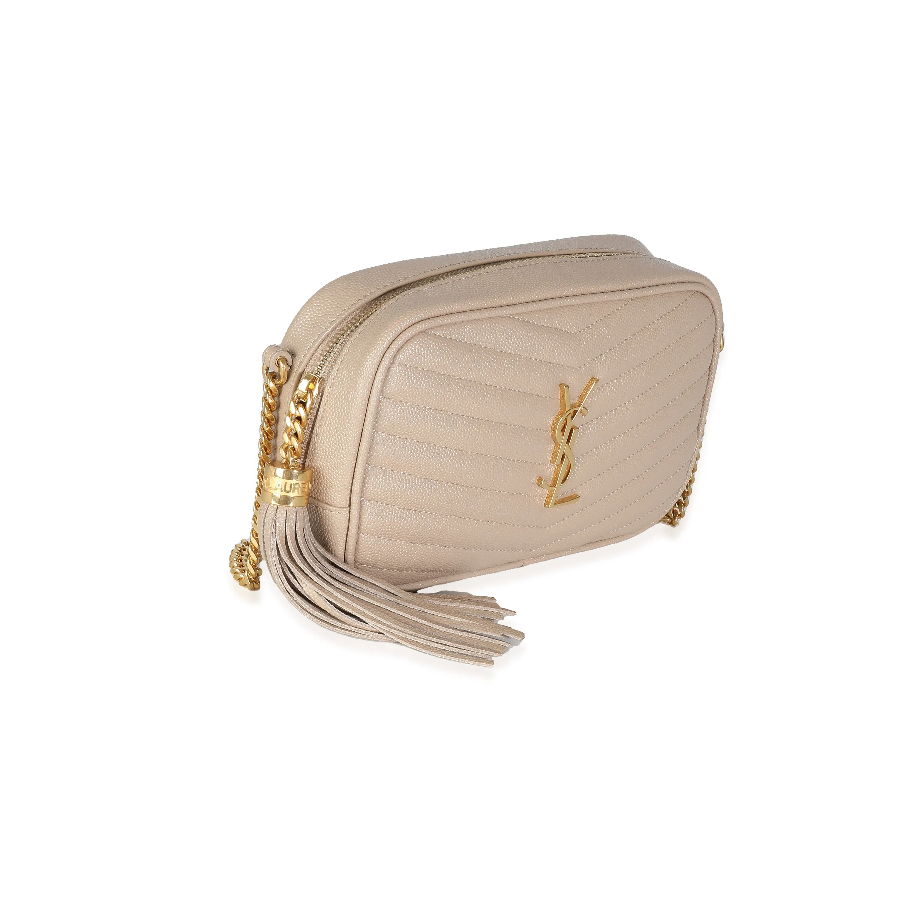 Beige Grain De Poudre Mini Lou Camera Bag