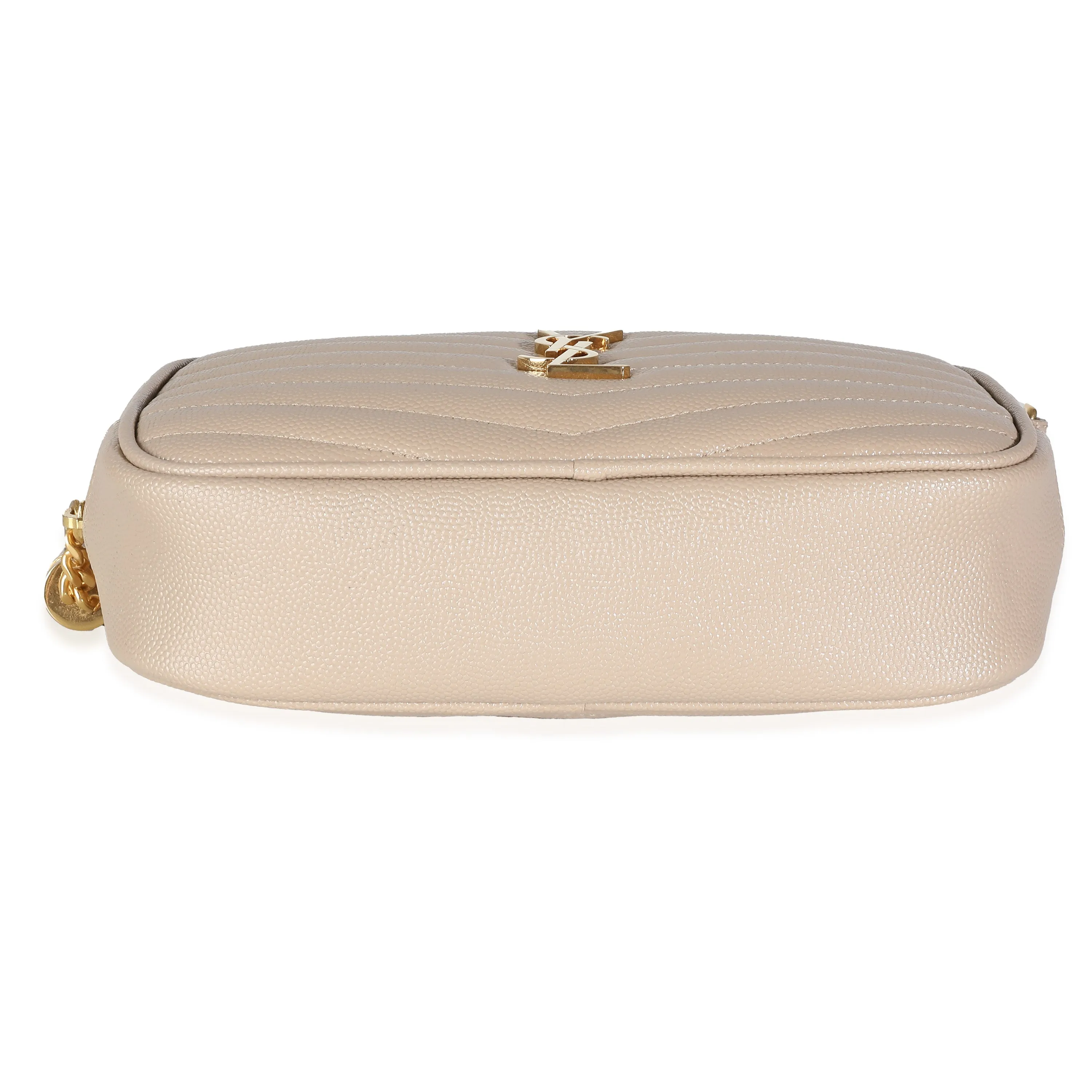 Beige Grain De Poudre Mini Lou Camera Bag