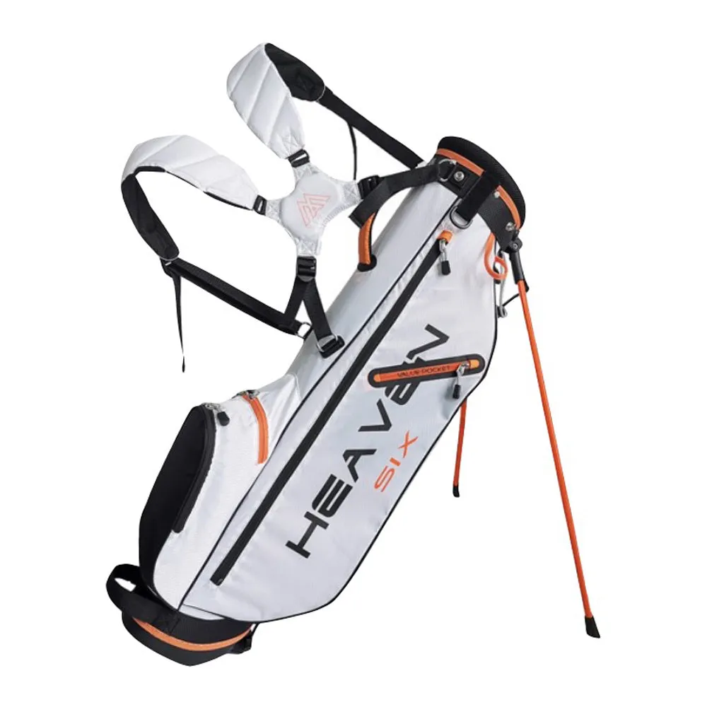 BIG MAX Heaven SIX stand bag - White/Black/Orange