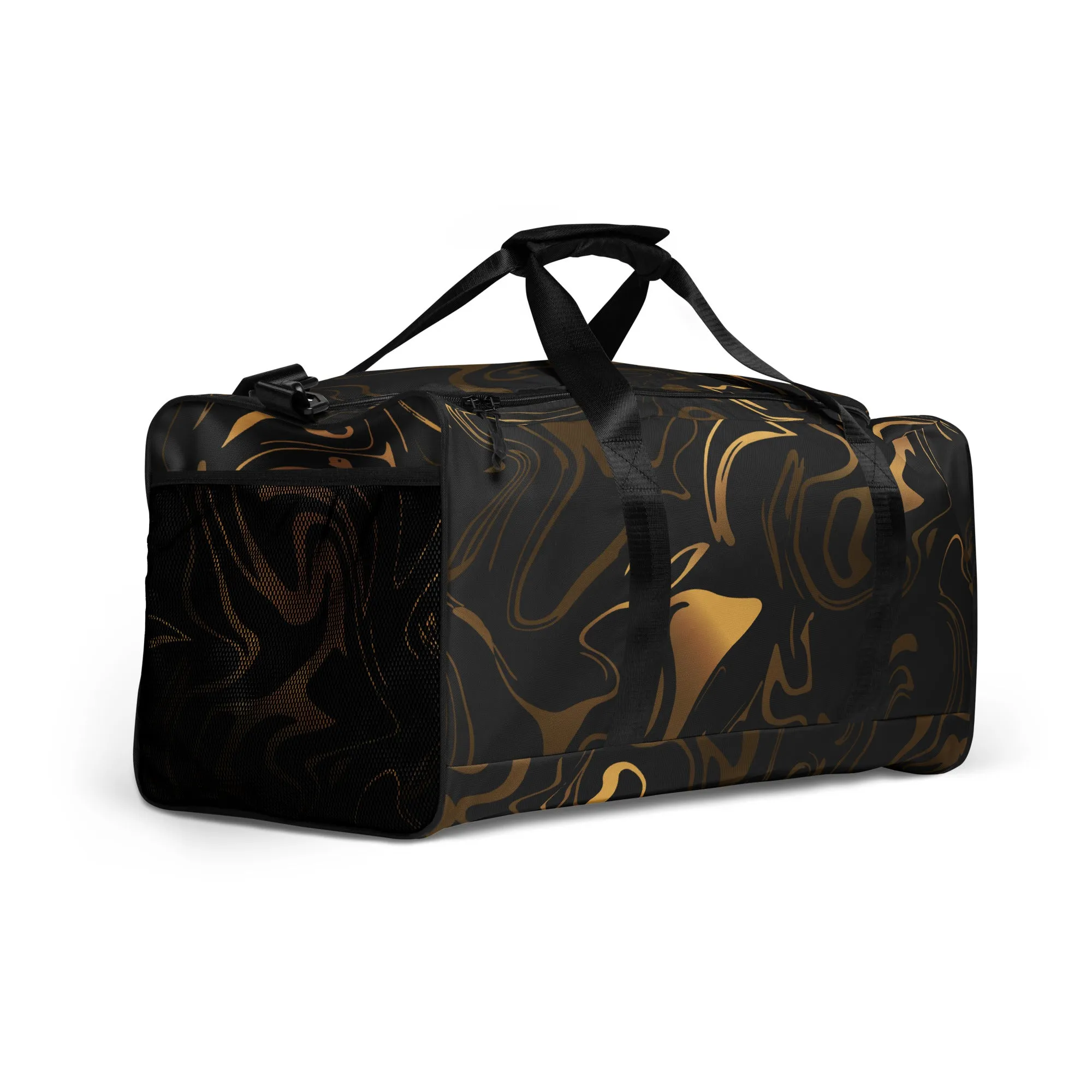 Black & Gold Duffle Bag