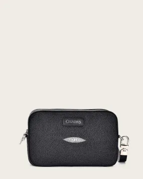 Black document bag