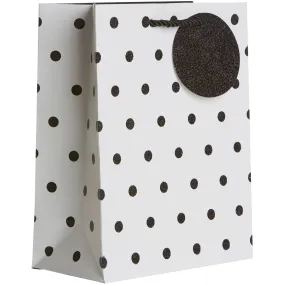 Black Dots Gift Bag - Medium