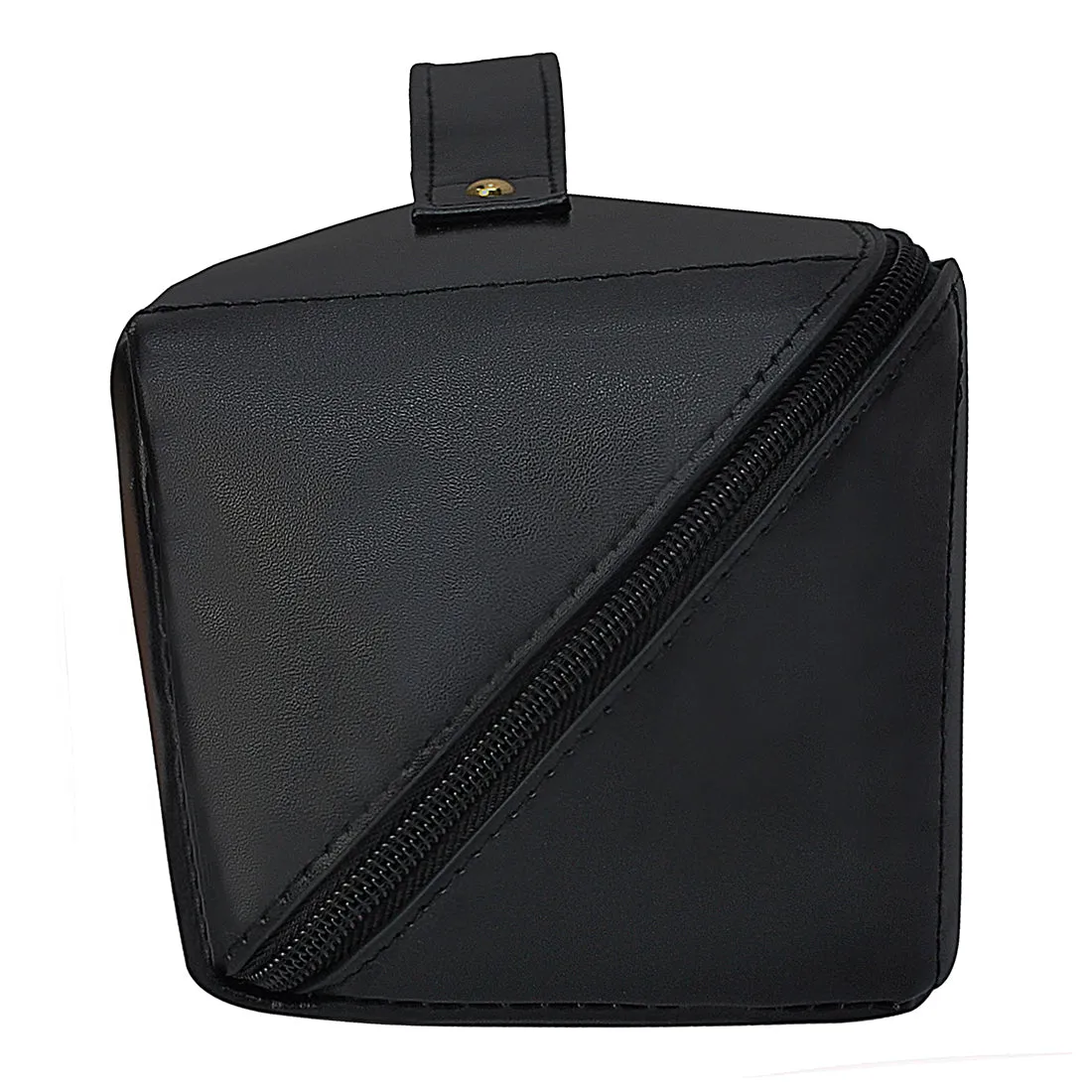 Black NGIL Large Faux Leather Expandable Travel Toiletry