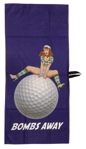 Bombs Away! Waffle Golf Towel by ReadyGOLF