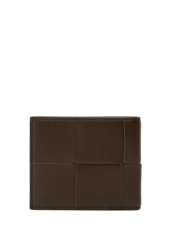 Bottega Veneta   Cassette leather bi-fold wallet 