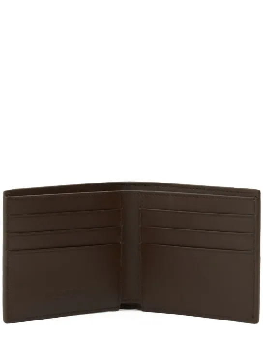 Bottega Veneta   Cassette leather bi-fold wallet 