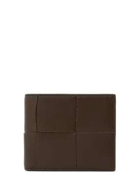 Bottega Veneta   Cassette leather bi-fold wallet 