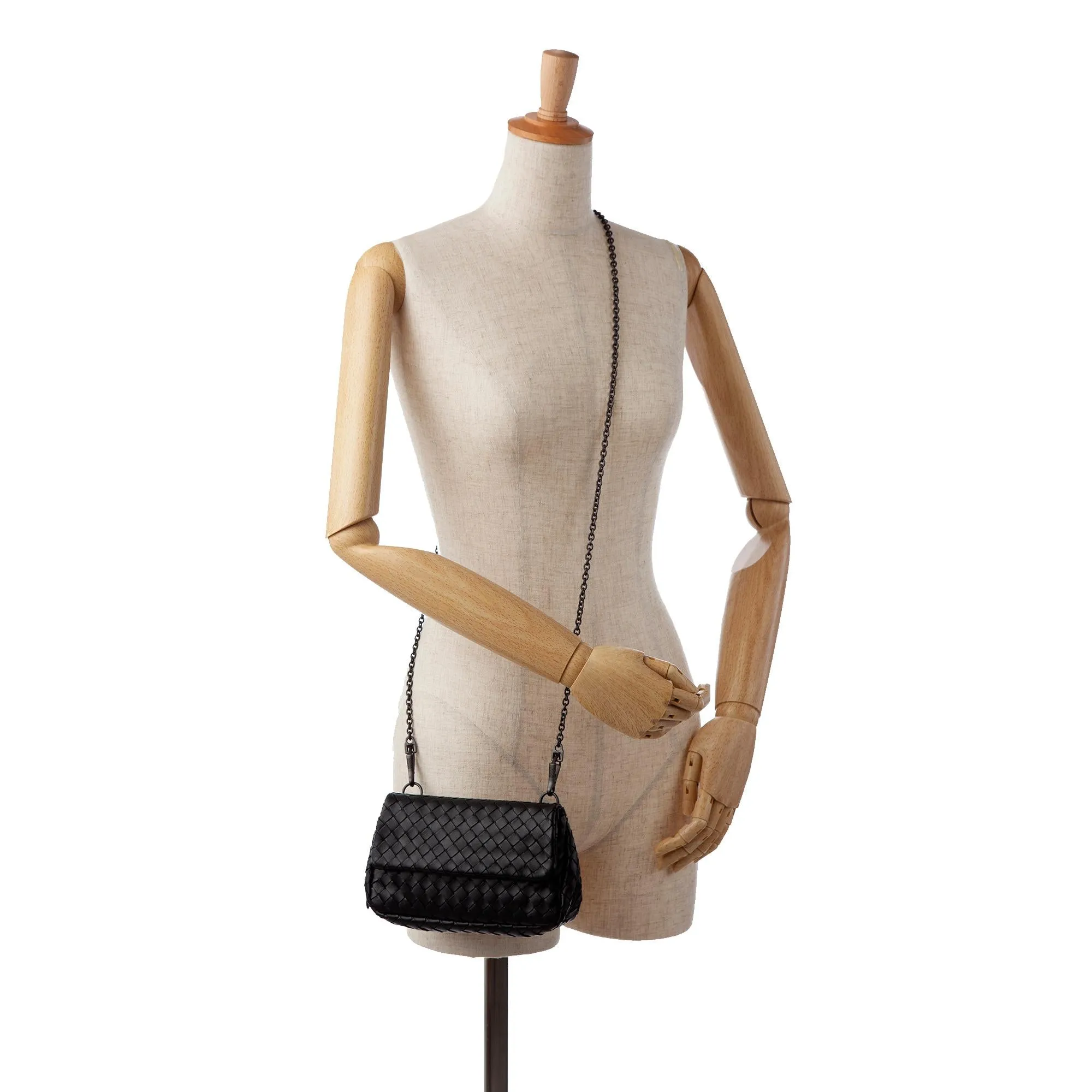 Bottega Veneta Intrecciato Leather Crossbody Bag (SHG-bMnK0o)