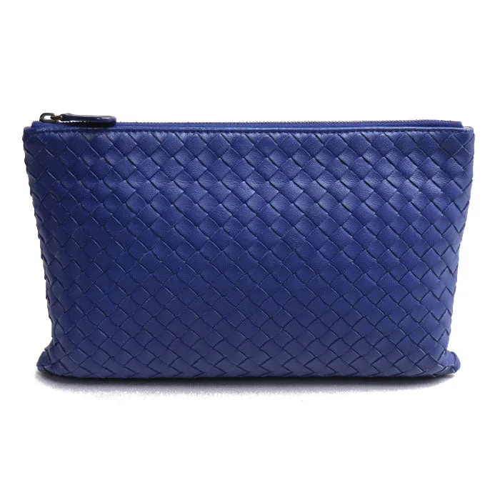 Bottega Veneta Leather Document Clutch Bag