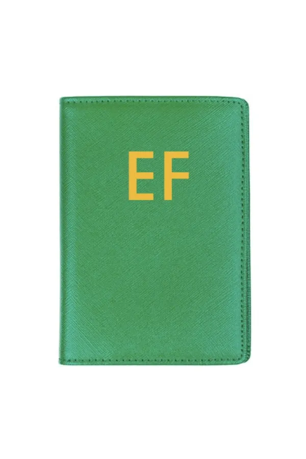 Boulevard Passport Holder Leather w/ Monogramming