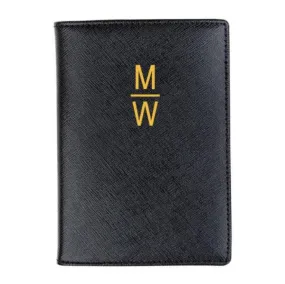 Boulevard Passport Holder Leather w/ Monogramming