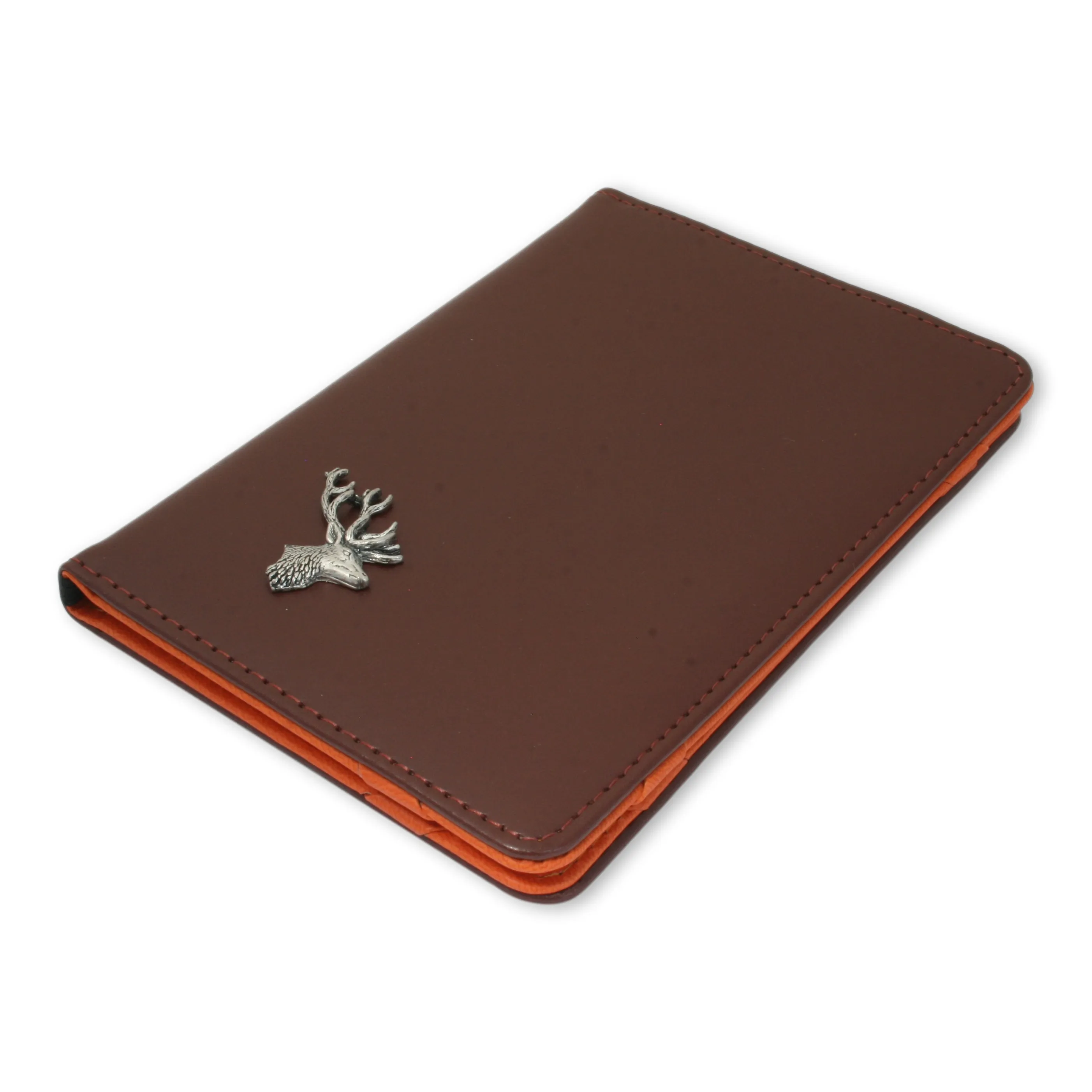 Brown Firearms Certificate Holder - Stag Head