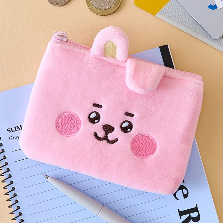 BT21 - BABY ZIPPERED POCKET WALLET DAILY BASIC