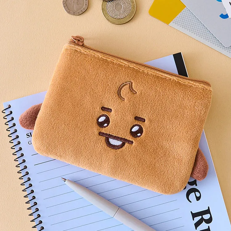 BT21 - BABY ZIPPERED POCKET WALLET DAILY BASIC