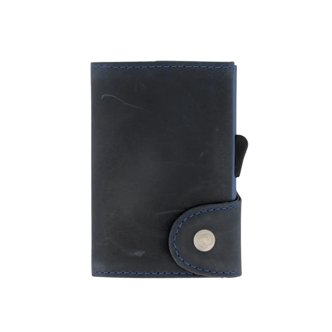 C-Secure Italian Leather Wallet with Coin Pouch