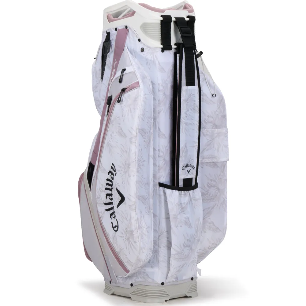 Callaway Org 14 Cart Bag - Grey Tropical/Rose/Silver