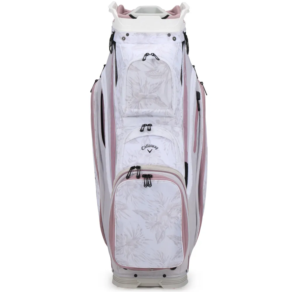 Callaway Org 14 Cart Bag - Grey Tropical/Rose/Silver