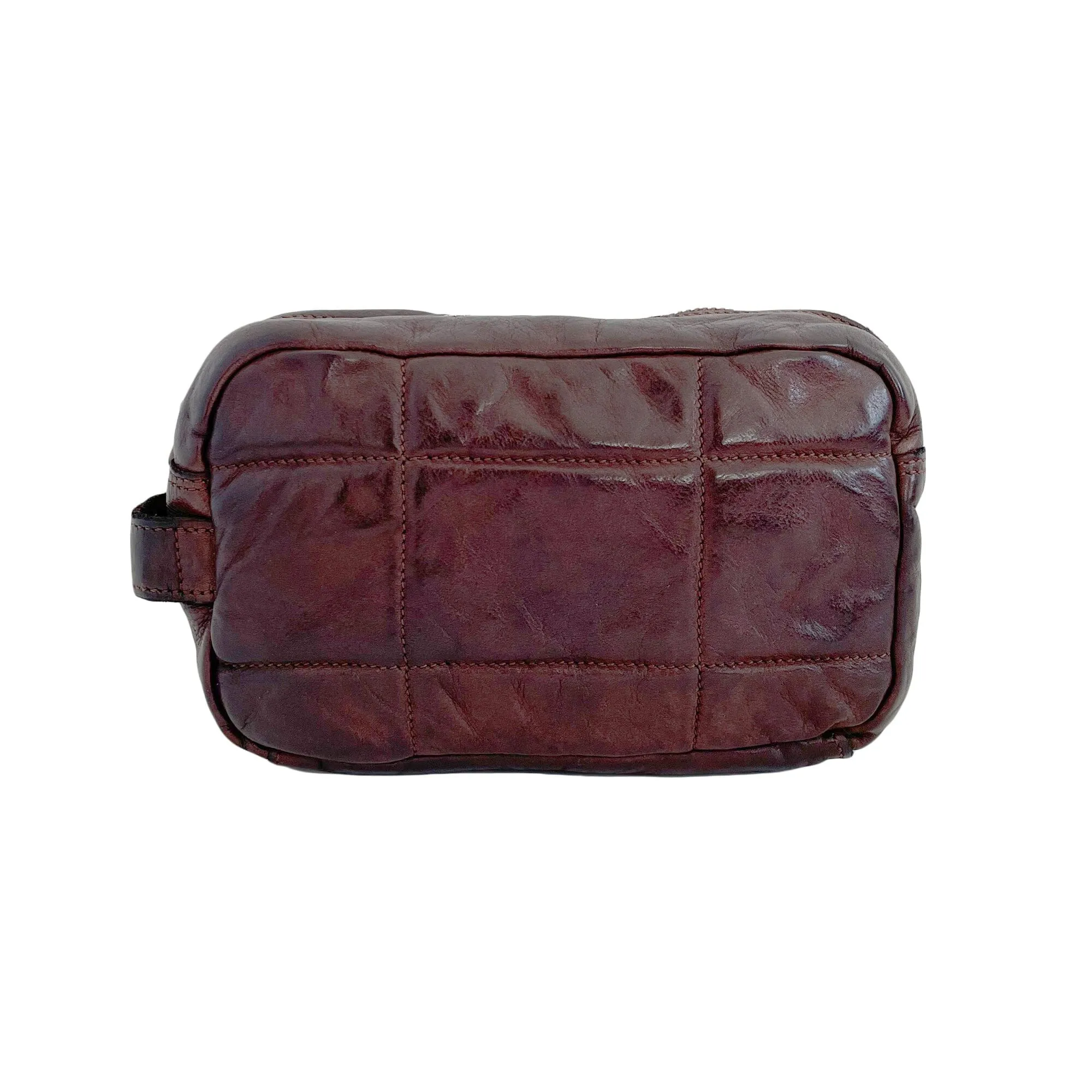 Campomaggi Quilt Leather Toiletry Bag