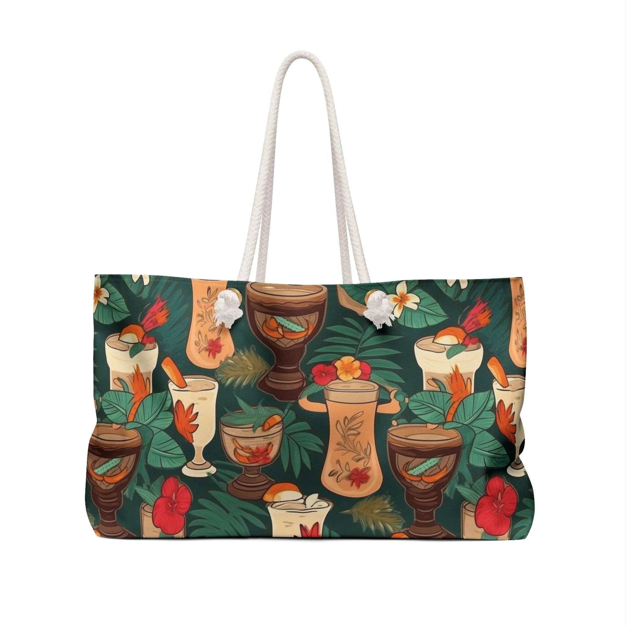 Canvas Weekender Tote Bag for Travel