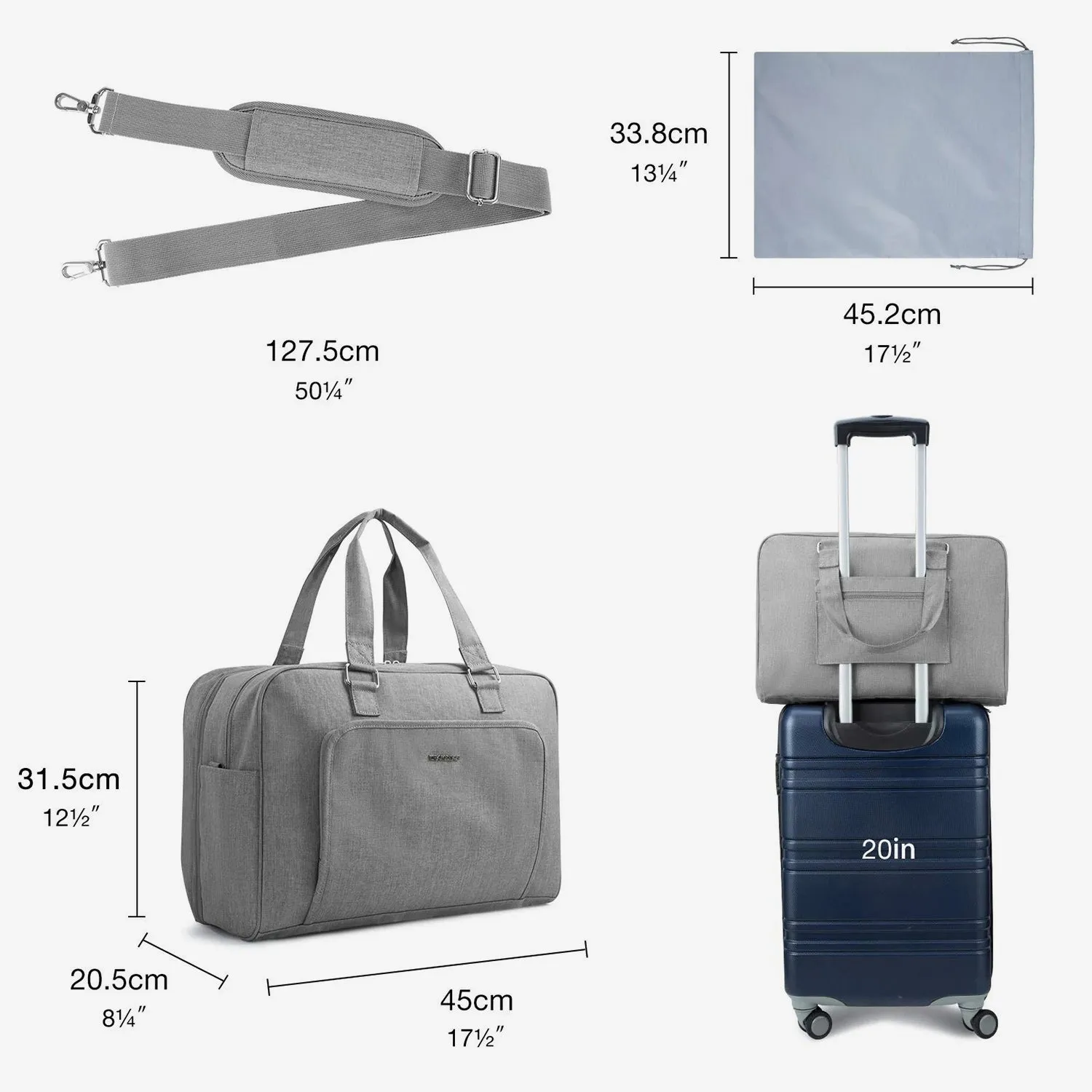 Carry On Bag Travel Duffle Bag