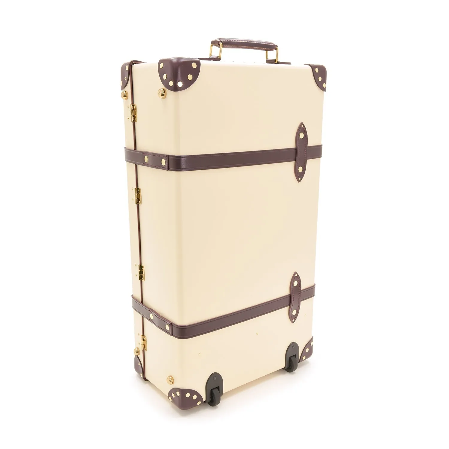 Chelsea Garden · Large Suitcase | Ivory/Burgundy